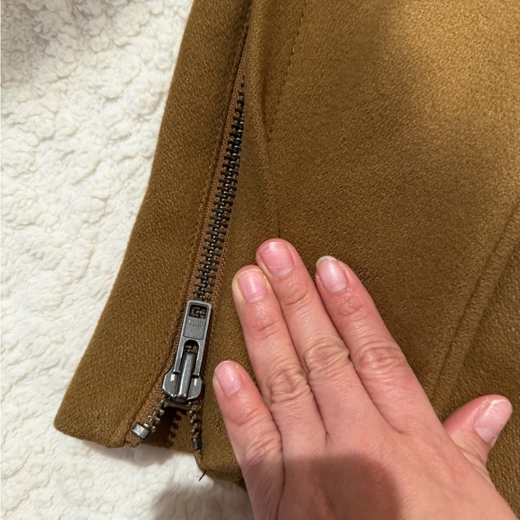 Madewell Classic Wool Blend Double-Breasted Coat - Size 10 - Picture 7 of 14